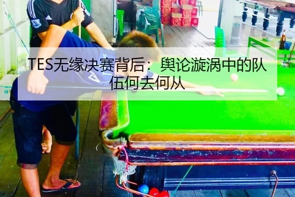 TES无缘决赛背后：舆论漩涡中的队伍何去何从 | ng28.app